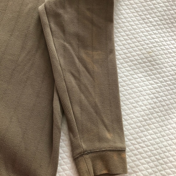 Clearance Columbia V Neck Pullover Sweater Tan Medium - Picture 7 of 9
